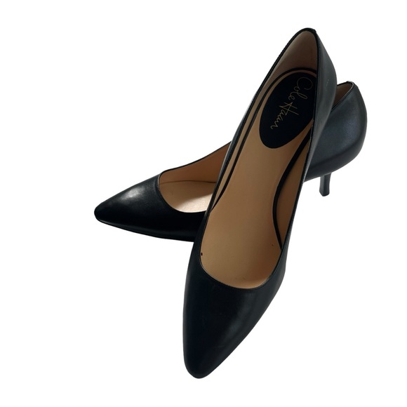 Cole Haan Shoes - Cole Haan Women’s 11B Black Leather Nike Air Pointed Toe 2.5” Heels Pumps D29072
